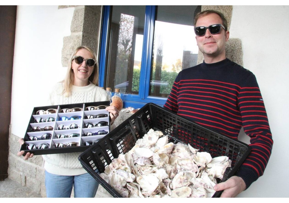 Ouest France: Ils créent des lunettes en coquillages recyclés